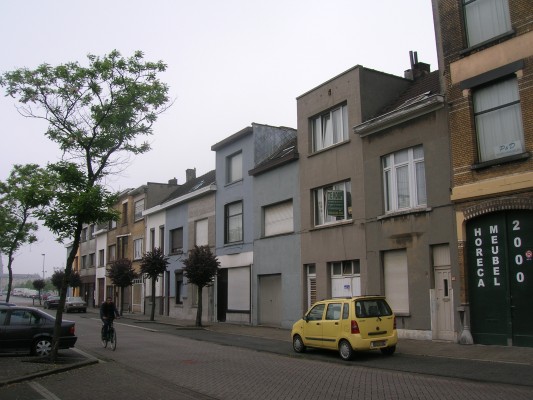 Voorgevel voor de werken - Lange Lobroekstraat 36 en 42
