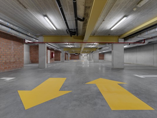 Ondergrondse parking Du Montstraat 41-57 © AG VESPA - Bart Gosselin