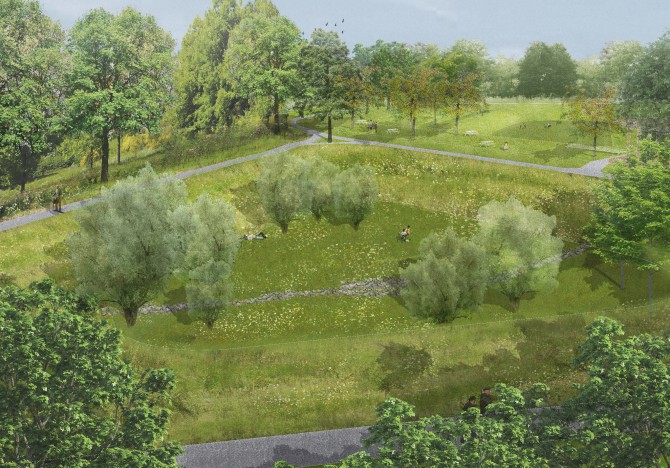 Een toekomstbeeld van Natuurpark Wolvenberg
