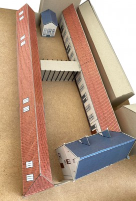 Maquette van het project Godshuis Van Der Biest © Callebaut Architecten