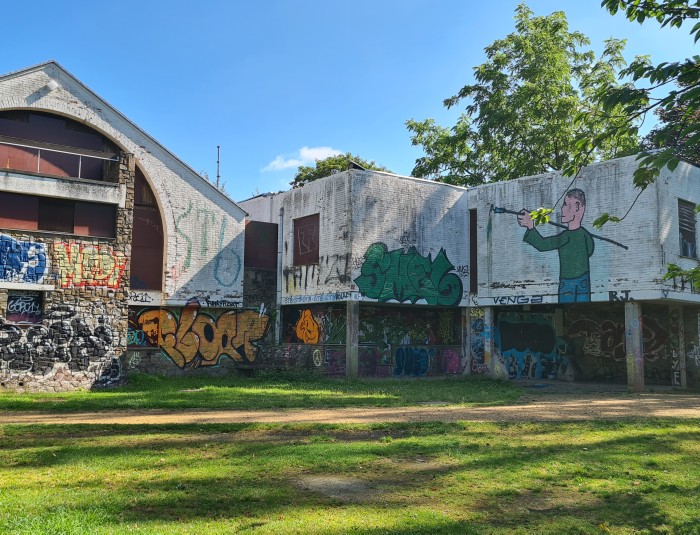 De voormalige jeugdherberg in het Mastvestpark